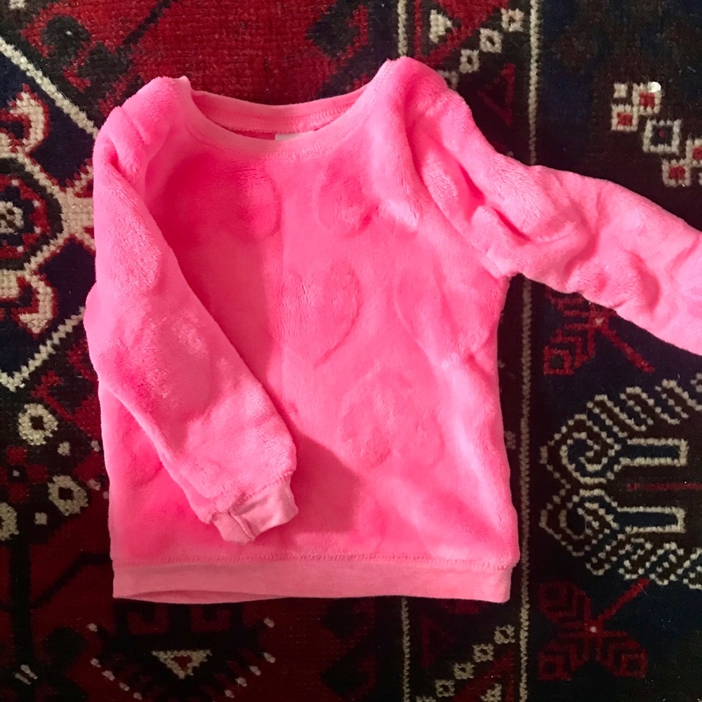 Carter’s Hot Pink Heart Fleece